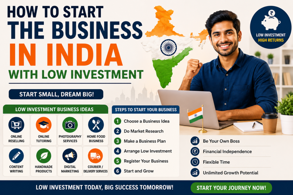 how to start the business in india